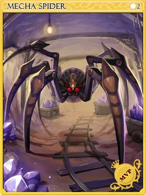Arte de Carta Aranha Mecânica