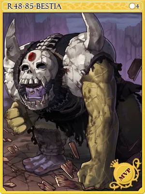Arte de Carta R48-85-Bestia