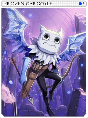 Arte de Carta Gárgula Congelada