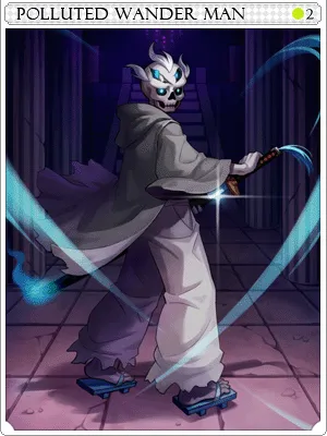 Arte de Carta Andarilho Poluto
