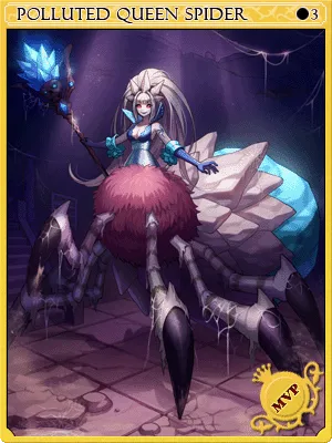 Arte de Carta Aranha Rainha