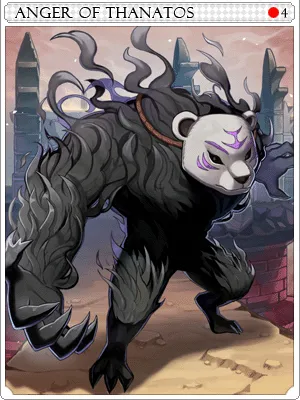 Arte de Carta Ira de Thanatos