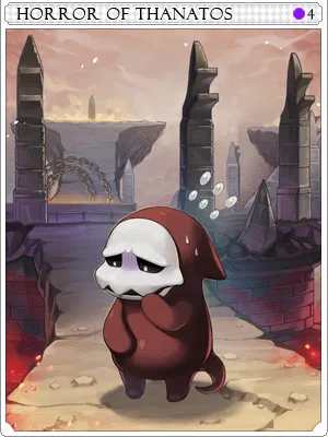 Arte de Carta Horror de Thanatos
