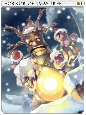 Arte de Carta Árvore Maldita Decorada