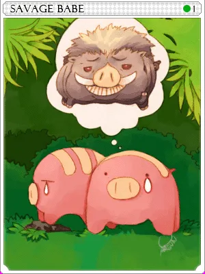 Arte de Carta Bebê Selvagem