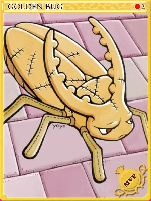 Arte de Carta Besouro-Ladrão Dourado