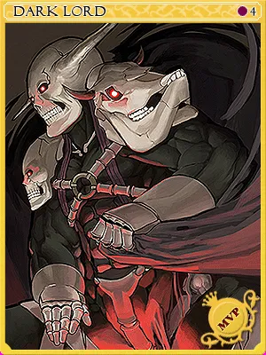 Arte de Carta Senhor das Trevas