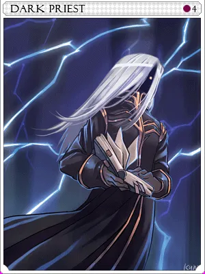 Arte de Carta Sacerdote Maldito