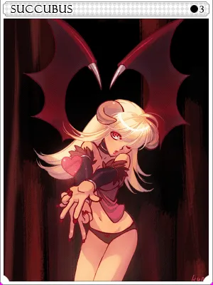 Arte de Carta Succubus