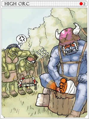 Arte de Carta Grand Orc