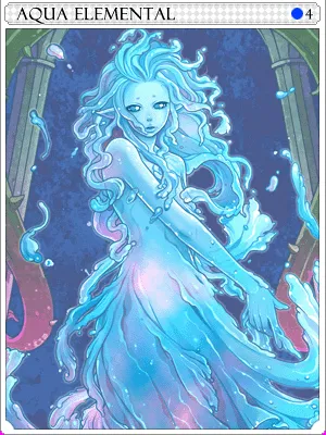 Arte de Carta Elemental da Água