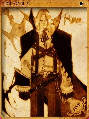 Arte de Carta Drácula Selada