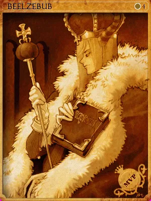 Arte de Carta Belzebu Selada