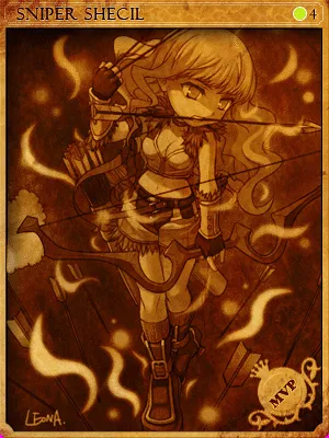 Arte de Carta Atiradora de Elite Cecil Selada