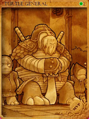 Arte de Carta General Tartaruga Selada