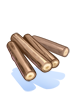 Ilustração de Toras de Madeira