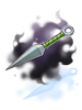 Ilustração de Kunai Sombria