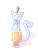 Ilustração de Suco de Gato