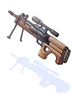 Ilustração de Rifle de Atraso