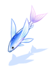 Ilustração de Peixe Voador