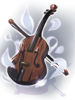 Ilustração de Violino Sobrenatural [1]