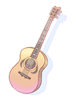 Ilustração de Violão do Solitário