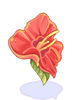 Ilustração de Hibiscus Desabrochado