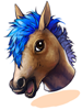 Ilustração de Cavalo Rei