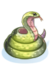 Ilustração de [Visual] Chapéu de Serpente Verde
