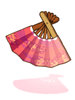 Ilustração de Leque Portátil