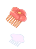 Ilustração de Presilha de Flor
