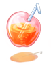 Ilustração de Suco de Maçã