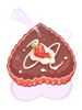 Ilustração de Torta de Chocolate Cremosa