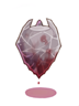 Ilustração de Cristal Sangrento da Escuridão