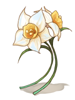 Ilustração de Flor Vívida