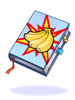 Ilustração de Livro de Bombas de Banana