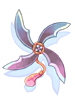 Ilustração de Shuriken Togatana do Éden