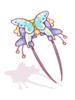 Ilustração de Fivela de Borboleta