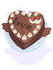 Ilustração de Chocolate do Cupido